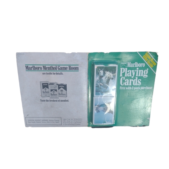 🆕 Vintage Marlboro cigarette playing cards new on package - Picture 1 of 10